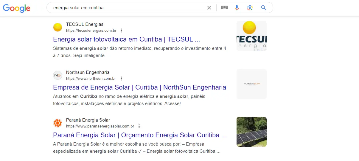 site profissional para energia solar