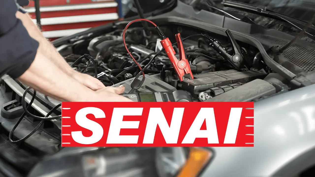 banner eletricista automotivo SENAI